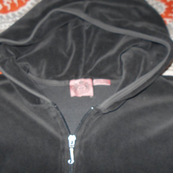 Juicy Couture Charcoal Gray Sweatshirt M Fit - Picture 2 of 15